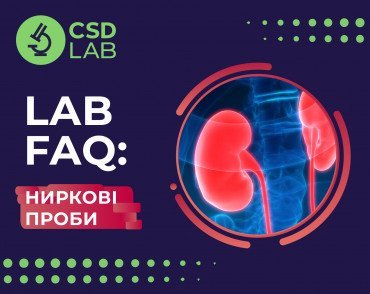 LAB FAQ Ниркові проби CSD LAB