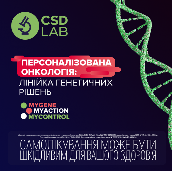 Генетические решения для персонализированной онкологии: MyGene, MyAction и MyControl