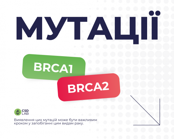 онкогенні мутації BRCA1 BRCA2 мутації